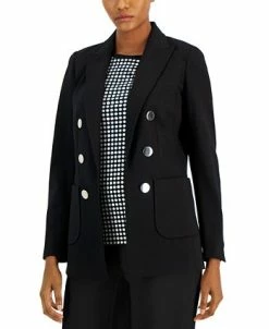 Anne Klein Women's Faux Double-Breasted Jacket -Anne Klein Sales Store 22863450 fpx 1