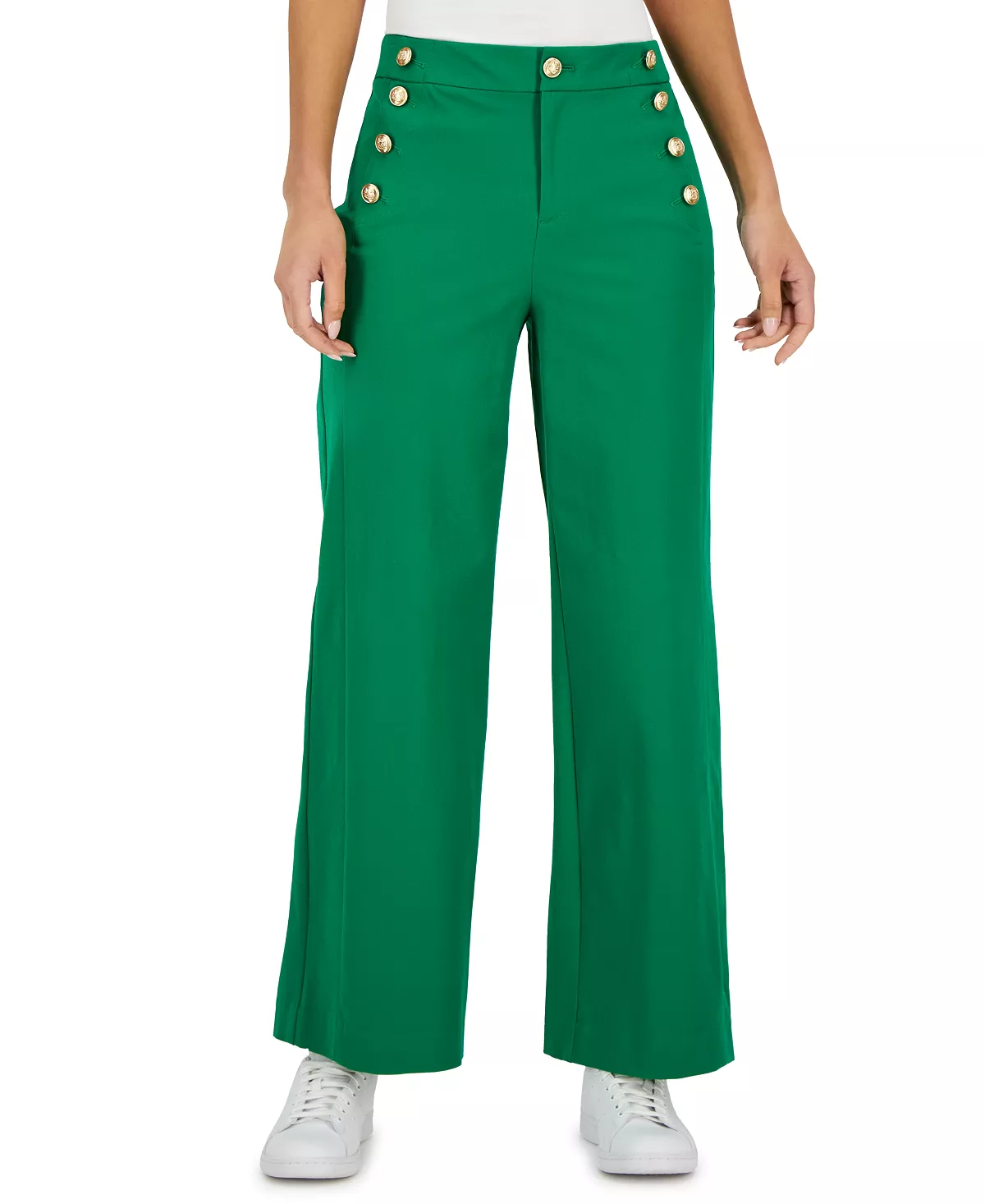 Charter Club Women's Wide-Leg Sailor Pants, Created For Macy's 3 Charter Club Women's Wide-Leg Sailor Pants, Created For Macy's - Image 3