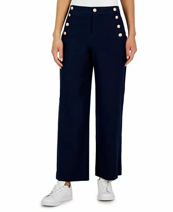 Charter Club Women's Wide-Leg Sailor Pants, Created For Macy's 2 Charter Club Women's Wide-Leg Sailor Pants, Created For Macy's - Image 2