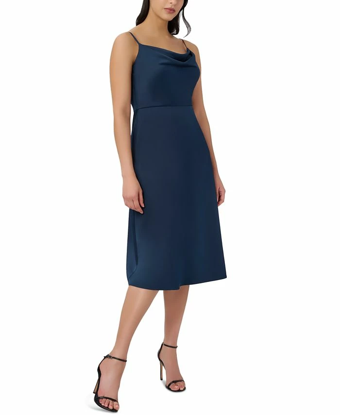 Adrianna Papell Women's Cowl-Neck Fit & Flare Dress 1 Adrianna Papell Women's Cowl-Neck Fit & Flare Dress