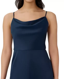 Adrianna Papell Women's Cowl-Neck Fit & Flare Dress 12 Adrianna Papell Women's Cowl-Neck Fit & Flare Dress -Anne Klein Sales Store 22866108 fpx