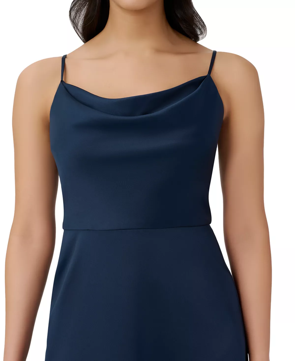 Adrianna Papell Women's Cowl-Neck Fit & Flare Dress 6 Adrianna Papell Women's Cowl-Neck Fit & Flare Dress - Image 6