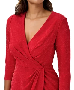 Adrianna Papell Women's Faux-Wrap Cocktail Dress -Anne Klein Sales Store 22877183 fpx