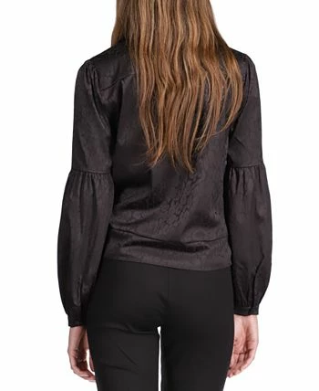 Michael Kors Women's Cheetah-Print Faux-Wrap Top 2 Michael Kors Women's Cheetah-Print Faux-Wrap Top - Image 2