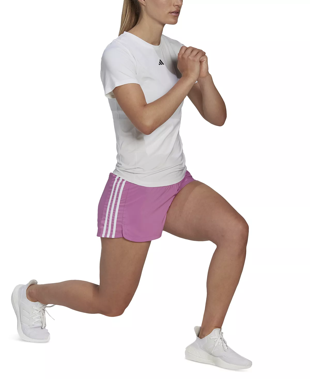 ADIDAS Women's Pacer Woven Training Shorts 4 ADIDAS Women's Pacer Woven Training Shorts - Image 4