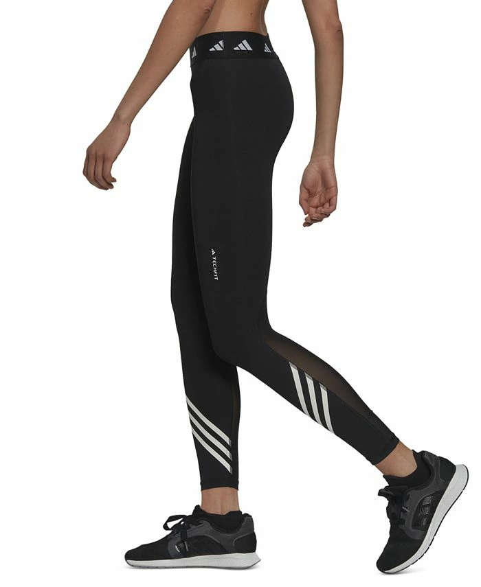 ADIDAS Women's Active Techfit 3-Stripes Training Leggings 1 ADIDAS Women's Active Techfit 3-Stripes Training Leggings