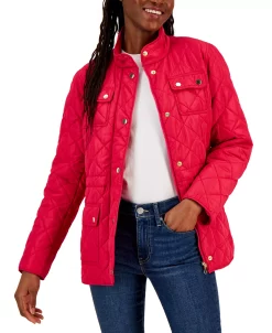 Charter Club Women's Quilted 4-Pocket Collared Jacket, Created For Macy's -Anne Klein Sales Store 22906753 fpx