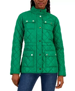 Charter Club Women's Quilted 4-Pocket Collared Jacket, Created For Macy's -Anne Klein Sales Store 22906757 fpx