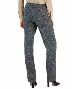 Anne Klein Women's Jacquard Flare-Leg Pants -Anne Klein Sales Store 22909255 fpx