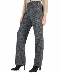 Anne Klein Women's Jacquard Flare-Leg Pants -Anne Klein Sales Store 22909259 fpx
