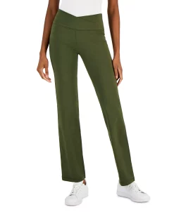 ID Ideology Women's Crisscross-Waist Flared Pants, Created For Macy's -Anne Klein Sales Store 22916605 fpx