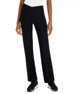 ID Ideology Women's Crisscross-Waist Flared Pants, Created For Macy's -Anne Klein Sales Store 22916607 fpx