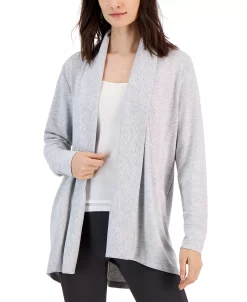 ID Ideology Women's Butter French Terry Cardigan, Created For Macy's 20 ID Ideology Women's Butter French Terry Cardigan, Created For Macy's -Anne Klein Sales Store 22923006 fpx
