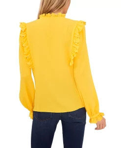 CeCe Ruffled Tie-Neck Blouse 4 CeCe Ruffled Tie-Neck Blouse -Anne Klein Sales Store 22938504 fpx