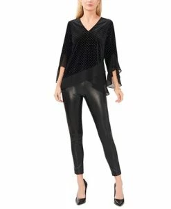 Vince Camuto Women's Layered V-Neck Top -Anne Klein Sales Store 22947750 fpx