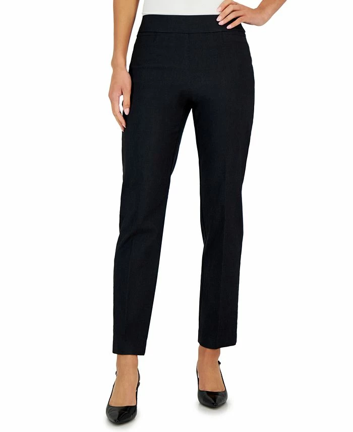 JM Collection Women's Waverly High-Rise Straight-Leg Pants, Created For Macy's 1 JM Collection Women's Waverly High-Rise Straight-Leg Pants, Created For Macy's