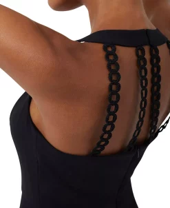 French Connection Women's Ruth Square-Neck Sleeveless Sheath Dress 6 French Connection Women's Ruth Square-Neck Sleeveless Sheath Dress -Anne Klein Sales Store 22968071 fpx