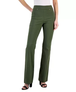 INC International Concepts Women's High-Rise Pull-On Flare-Leg Pants, Created For Macy's -Anne Klein Sales Store 22979389 fpx