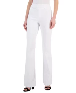 INC International Concepts Women's High-Rise Pull-On Flare-Leg Pants, Created For Macy's -Anne Klein Sales Store 22979399 fpx