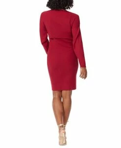 Sam Edelman Women's Allie Ribbed Two-For-One Topper Dress 12 Sam Edelman Women's Allie Ribbed Two-For-One Topper Dress -Anne Klein Sales Store 22980163 fpx