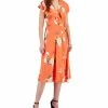 INC International Concepts Women's Side-Tie Wrap Dress, Created For Macy's