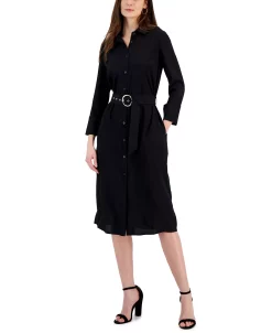 INC International Concepts Women's Belted Shirtdress, Created For Macy's 10 INC International Concepts Women's Belted Shirtdress, Created For Macy's -Anne Klein Sales Store 22981691 fpx