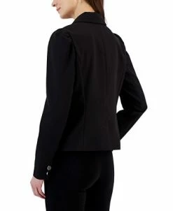 INC International Concepts Women's Puff-Shoulder One-Button Blazer, Created For Macy's -Anne Klein Sales Store 22982066 fpx