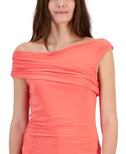 INC International Concepts Women's Ruched One-Shoulder Top, Created For Macy's -Anne Klein Sales Store 22987043 fpx