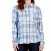 Style & Co Women's Plaid Cotton Button-Up Shirt, Created For Macy's