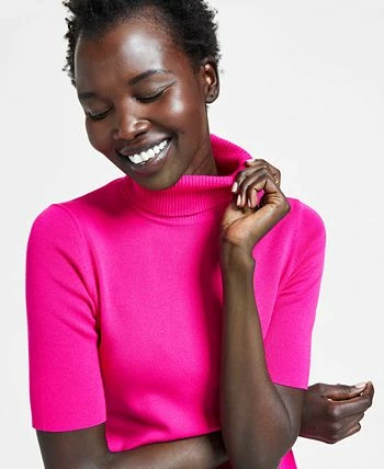 Anne Klein Women's Half-Sleeve Turtleneck Top 3 Anne Klein Women's Half-Sleeve Turtleneck Top - Image 3
