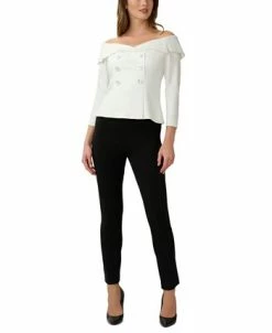 Adrianna Papell Women's Off-The-Shoulder Top -Anne Klein Sales Store 23021975 fpx