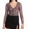 Steve Madden Women's Luna Floral-Print Long-Sleeve Top