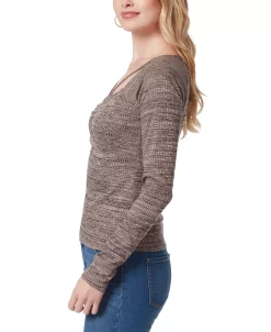 Jessica Simpson Women's Inara Knit Sweetheart-Neckline Top -Anne Klein Sales Store 23024488 fpx