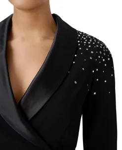 Adrianna Papell Women's Tuxedo Sheath Dress 6 Adrianna Papell Women's Tuxedo Sheath Dress -Anne Klein Sales Store 23034161 fpx