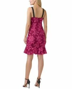 Adrianna Papell Women's Embroidred V-Neck Dress -Anne Klein Sales Store 23034190 fpx