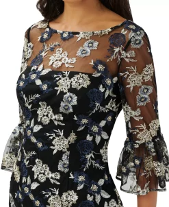 Adrianna Papell Women's Embroidered Sheath Dress -Anne Klein Sales Store 23034446 fpx