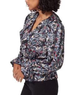 Sam Edelman Women's Ruffled V-Neck Top 6 Sam Edelman Women's Ruffled V-Neck Top -Anne Klein Sales Store 23034455 fpx