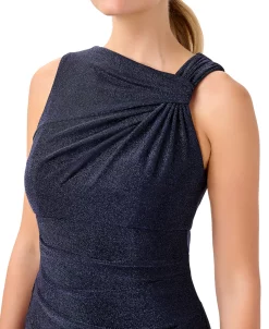 Adrianna Papell Women's Metallic Ruched Sheath Dress -Anne Klein Sales Store 23034466 fpx