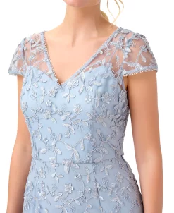 Adrianna Papell Embroidered Metallic Gown -Anne Klein Sales Store 23034477 fpx