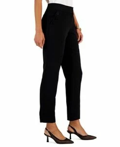 Kasper Women's Stretch-Crepe Cropped Sailor Pants 7 Kasper Women's Stretch-Crepe Cropped Sailor Pants -Anne Klein Sales Store 23035418 fpx