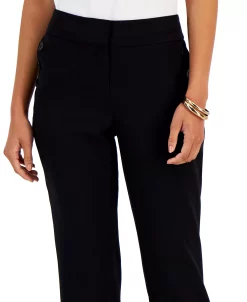 Kasper Women's Stretch-Crepe Cropped Sailor Pants 8 Kasper Women's Stretch-Crepe Cropped Sailor Pants -Anne Klein Sales Store 23035426 fpx