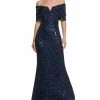 Vince Camuto Women's Off-The-Shoulder-Neckline Sequin Gown
