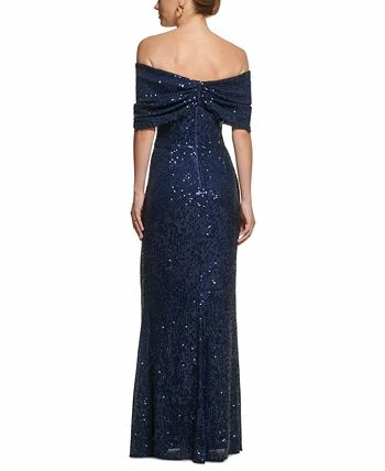 Vince Camuto Women's Off-The-Shoulder-Neckline Sequin Gown 3 Vince Camuto Women's Off-The-Shoulder-Neckline Sequin Gown - Image 3