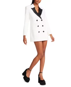 Steve Madden Lana Contrast Collar Tuxedo Dress 6 Steve Madden Lana Contrast Collar Tuxedo Dress -Anne Klein Sales Store 23101551 fpx