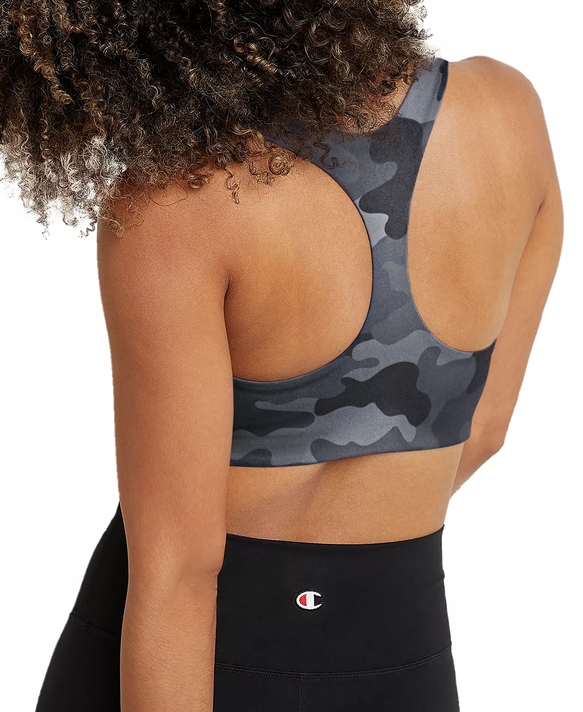 Champion Women's Soft Touch Camo Light-Support Sports Bra 2 Champion Women's Soft Touch Camo Light-Support Sports Bra - Image 2