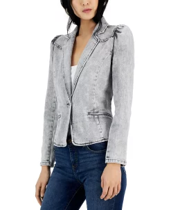 INC International Concepts Women's Puff-Sleeve Blazer, Created For Macy's -Anne Klein Sales Store 23137023 fpx