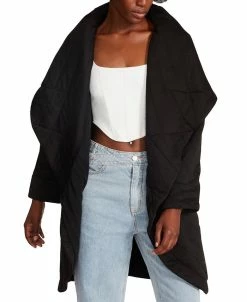 Steve Madden Women's Quilted Jones Open-Front Jacket