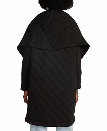 Steve Madden Women's Quilted Jones Open-Front Jacket 2 Steve Madden Women's Quilted Jones Open-Front Jacket - Image 2