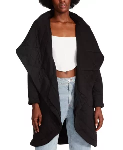 Steve Madden Women's Quilted Jones Open-Front Jacket 9 Steve Madden Women's Quilted Jones Open-Front Jacket -Anne Klein Sales Store 23137068 fpx