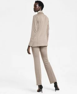 Anne Klein Women's Chevron Pull-On Bootcut Pants -Anne Klein Sales Store 23151455 fpx